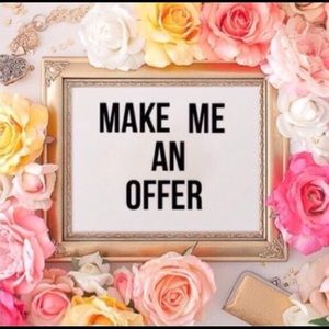 All reasonable offers are considered!